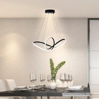 Luminária Pendente Infinity De Led 45w Preto