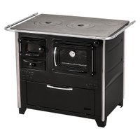 Fogão a Lenha Hidro Prime Box N2 Direito Preto com Forno