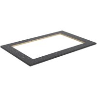 Tampo Para Balcao Cooktop 80cm 53cm MDF Kali 12256 Onix HD Nicioli