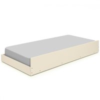 Cama Auxiliar Solteiro Barcelona Off White Tebar