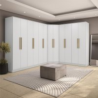 Quarto Modulado Kappesberg Adapt Branco 12 Portas 342cm x 263cm