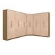 Quarto Modulado Kappesberg Adapt Nogueira/Macadâmia 12 Portas 342cm x 263cm