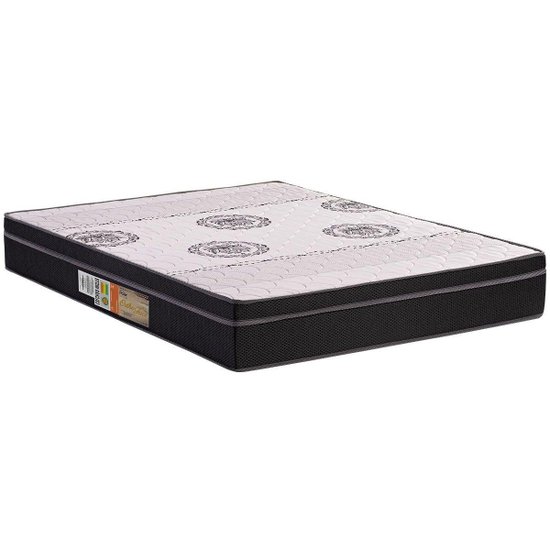 Colchão Queen Anatômico D28 / Orthoface Firme Euro Pillow Black (158x198x30) - Polar