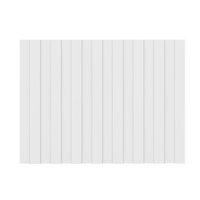 Fechamento de Cozinha Modulado Painel de Edição p/ Ripado Bella 2619 59x80x3.0cm Branco - Carraro