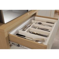 Cozinha Completa Condessa 6 Peças (3Aéreos+2Balcões+1Paneleiro) C6P93 Carvalho/Cinza - Nesher