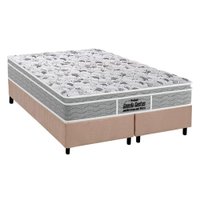 Cama Box Queen: Colchão Espuma Probel D45/EP Anatômico Guarda Costas Próextreme Plus + Base CRC Suede Clean(158x198)