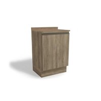 Balcão Cozinha p/ Cooktop c/ Tampo Maxxi G742 c/ 1 Porta 60cm Nogal/Nogal - Kappesberg