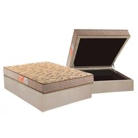 Conjunto Box Baú Casal: Colchão Molas Paropas D33 Pasquale Wave Clean + Base CRC Suede Clean (138x188)
