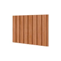 Fechamento de Cozinha Modulado Painel Ripado Gourmet Estela 80cm Cinamomo - MGM