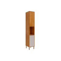 Paneleiro de Cozinha Divina c/ 2 Portas e 1 Nicho p/ Forno 37 cm Cinamomo/Off White - MGM