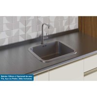 Kit Cozinha Modulada 7 Peças Tempranillo (3Aéreos+2Balcões+1Paneleiro+1TorreQuente) C7P84 Amendoa/Off White - Ronipa