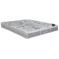 Colchão Casal Espuma Látex Molas Ensacadas Pocket Super Luxo SLX Pillow Top (138x188x30) - Castor