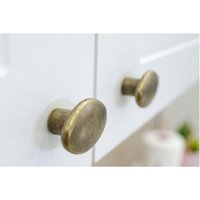 Cozinha Modulada Completa Americana Peças 5 Peças (1Aéreo+2Balcões+1Paneleiro+1Complemento) C5P30 Branco - Henn