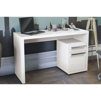Mesa Escrivaninha Casal S970 c/ 1 Porta e 1 Gaveta Branco - Kappesberg
