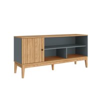 Rack com 1 Porta e 1 Prateleira para TV de até 55 Polegadas