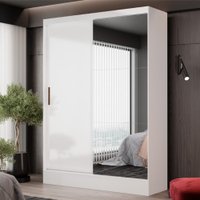 Guarda-Roupa Belem Plus Com 2 Portas de Correr 2 Gavetas C/Espelho