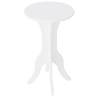 Mesa De Apoio MDF Sala De Estar 51X30 cm Branco ARLY