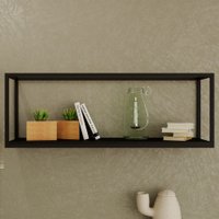 Nicho Decorativo Leader Preto ônix/Preto - Pnr Móveis