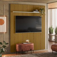 Painel para TV Até 65 Polegadas Nuke Cedro/Off White - Pnr Móveis