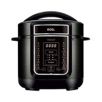 Panela de Pressão Elétrica 3 Litros EOS Multicooker Digital Inox Preto EPP30DP 220V