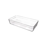 Organizador De Gavetas Componível Crippa 30x15x5,7 Cm Cristal