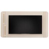 Painel Suspenso Tv 75 Pol 241 cm MDF Ariana Off White Dj Moveis