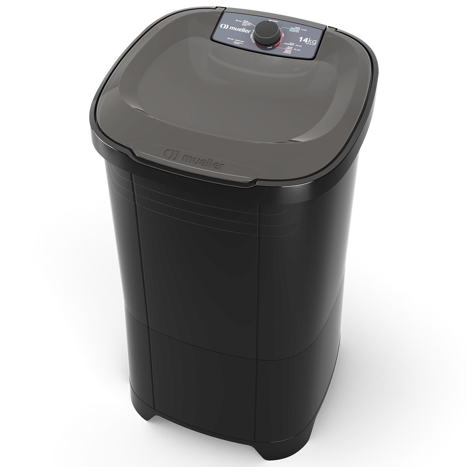 Lavadora de Roupa 14 Kg Preto Mueller - 110v - Mlt14b