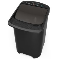 Tanquinho de lavar roupa Mueller 10 kg Preto com superesfregador MLT10C