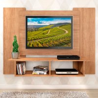 Painel para TV Até 48 Polegadas 4 Nichos P600 Mel - Fellicci