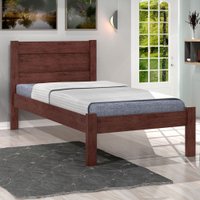 Cama Solteiro Prisma Cappuccino - J&a Móveis