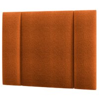 Cabeceira Modulada Solteiro 90 cm Com Led Boucle Terracota Milani Store
