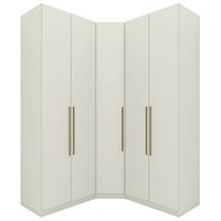 Guarda Roupa Modulado 3 Pecas 241x162 cm Seletto Areia Henn