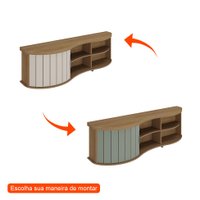 Rack para TV até 75 Polegadas Magnum Flex 1 PT Cinamomo