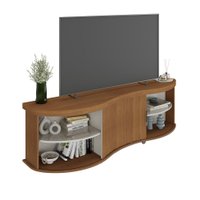 Rack para TV até 75 Polegadas Magnum Flex 1 PT Cinamomo e Off White