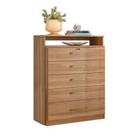 Cômoda Trinufo 5 Gavetas Amêndoa