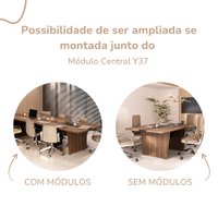 Mesa de Reunião Angra Nogal e Preta