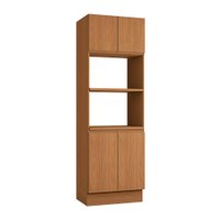 Paneleiro Valence com 2 Nichos 4 Portas Canela