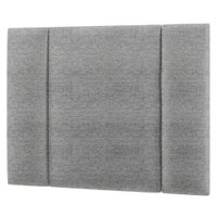Cabeceira Modulada Solteiro 90 cm Com Led Linho Cinza Milani Store