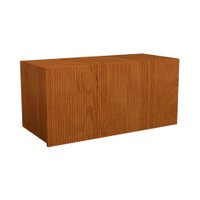 Armário Aéreo Ripado Denver 1 Porta Freijó