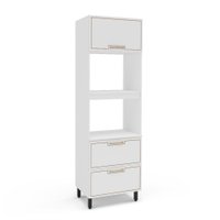 Paneleiro Amara 2 Portas 1 Gaveta Branco