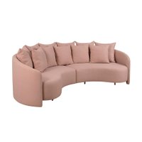 Sofá 4 Lugares Amêndoa Linho Bege 250 cm