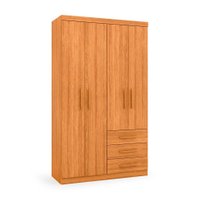 Guarda-Roupa Solteiro Advantage 4 Portas 3 Gavetas Freijó