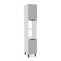 Paneleiro Meena 2 Portas Verde e Branco