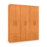 Guarda-Roupa Casal Advantage 6 Portas 4 Gavetas Freijó