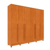 Guarda-Roupa Casal Sevila com Pés 6 Portas 8 Gavetas Cinamomo