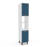Paneleiro Amara 2 Portas Azul e Branco