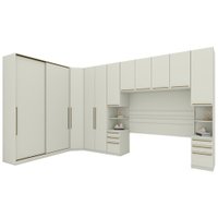 Quarto Casal Modulado Completo 6 Pecas Seletto Areia Henn
