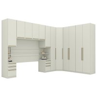 Quarto Casal Modulado Completo 7 Pecas Seletto Areia Henn