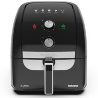 Fritadeira Elétrica Air Fryer Sem Óleo 8L Itatiaia Preto 1900W 127V