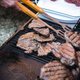 Kit 5 Pegadores de Churrasco Inox 40cm Restaurante Churrascaria Grelha Cabo Madeira